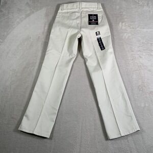 Chaps Pants Boys‎ 10 Slim Khaki School Uniform Adjustable Waist Playground Tough